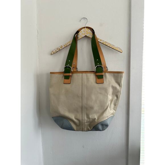 Coach Vintage Cream Tote Bag - Picture 1 of 7